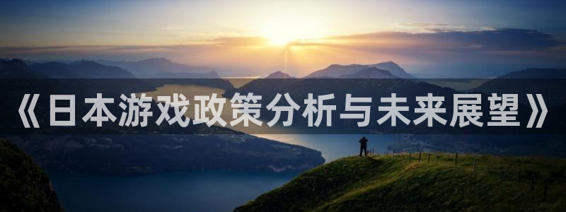 pp电子子怎么样：《日本游戏政策分析与未来展望》