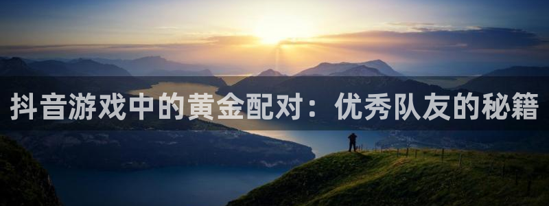 pp电子官网官网注册账号怎么注册：抖音游戏中的黄金配对：优秀队友的秘籍