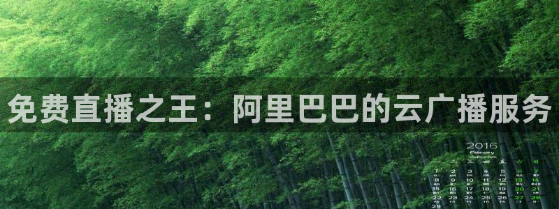 9255tv直播nba在线直播：免费直播之王：阿里巴巴的云广播服务