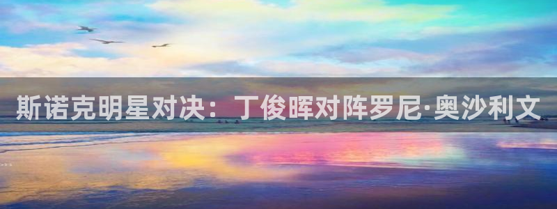 9255tv直播nba在线直播：斯诺克明星对决：丁俊晖对阵罗尼·奥沙利文